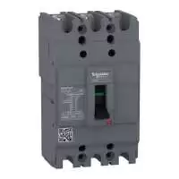 SCHNEIDER ELECTRIC, MCCB, Easypact, EZC100H, 3P, 40A, 10kA, 550V AC, 50/60 Hz, EZC100H3040