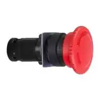 SCHNEIDER ELECTRIC, EMERGENCY PUSH BUTTON, RED, 1NC, 22 mm, TURN TO RELEASE, IP54, XB7ES542P