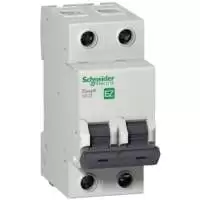 SCHNEIDER ELECTRIC, MCB, Easy9, 2P, 20A, 6kA, 400V AC, 50/60 Hz, EZ9F56220