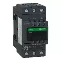 SCHNEIDER ELECTRIC, CONTACTOR, TeSys Deca, 3P, POLE CONTACT 3NO, 40A, AUXILIARY CONTACT 1NO+1NC, COIL VOLTAGE 380V AC, 50/60 Hz, LC1D40AQ7