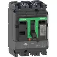 SCHNEIDER ELECTRIC, MCCB, ComPacT, NSX100HB1, 3P, 63A, 75kA, 690V AC, 50/60 Hz, LV433214, C10V3TM063