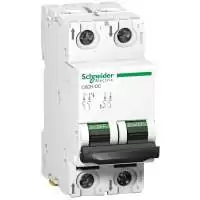 SCHNEIDER ELECTRIC MINIATURE CIRCUIT BREAKER MCB - C60H - 2 poles - 25 A - C curve, A9N61533
