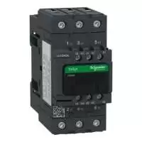 SCHNEIDER ELECTRIC, CONTACTOR, TeSys Deca, 3P, POLE CONTACT 3NO, 40A, AUXILIARY CONTACT 1NO+1NC, COIL VOLTAGE 48V AC, 50/60 Hz, LC1D40AE7