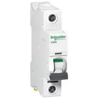 SCHNEIDER ELECTRIC, MCB, iC60H, 1P, 10A, 10kA, 240V AC, 50/60 Hz, A9F54110