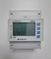 LUMEL, ENERGY METER, 3 PHASE, DIN RAIL, VOLTAGE I/P: 100-600V L-L, CURRENT I/P: 1A/5A, AUX. SUPPLY: 100-550V AC/DC, WITH RS485, 2 BINARY I/P, 2 RELAY O/P, OLD NMID30-1, NR32 330102CH200M0