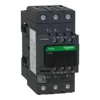 SCHNEIDER ELECTRIC, CONTACTOR, TeSys Deca, 3P, POLE CONTACT 3NO, 40A, AUXILIARY CONTACT 1NO+1NC, COIL VOLTAGE 240V AC, 50/60 Hz, LC1D40AU7