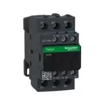 SCHNEIDER ELECTRIC, CONTACTOR, TeSys Deca, 3P, POLE CONTACT 3NO, 32A, AUXILIARY CONTACT 1NO+1NC, COIL VOLTAGE 24V AC, 50/60 Hz, LC1D32B7