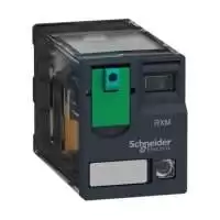 SCHNEIDER ELECTRIC, MINIATURE PLUG IN RELAY, 6A, CONTACTS 4 C/O, COIL VOLTAGE 24V DC, RXM4AB2BD