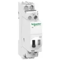 SCHNEIDER ELECTRIC, IMPULSE RELAY, DIN RAIL MOUNT, 1P, 1NO, 16A, COIL VOLTAGE 130V AC, 50/60 Hz, A9C30311