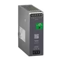 SCHNEIDER ELECTRIC, POWER SUPPLY, 1 PHASE, I/P: 100-240V AC, O/P: 24V DC, 5A, ABL8REM24050, ABLS1A24050