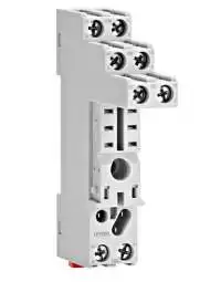 SCHRACK, SCREW SOCKET, LOGICAL ARRANGEMENT FOR 2-POLE RXT RELAY, IP20, YRXT2010