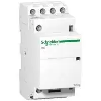 SCHNEIDER ELECTRIC, MODULAR CONTACTOR, TeSys GC, DIN RAIL MOUNT, 4P, 25A, 4NO, COIL VOLTAGE 220...240V AC 60 Hz, IP 40, GC2540M6