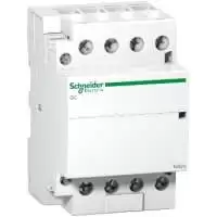 SCHNEIDER ELECTRIC, MODULAR CONTACTOR, TeSys GC, DIN RAIL MOUNT, 4P, 40A, 4NO, COIL VOLTAGE 220...240V AC 60 Hz, IP 40, GC4040M6
