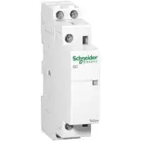 SCHNEIDER ELECTRIC, MODULAR CONTACTOR, TeSys GC, DIN RAIL MOUNT, 2P, 16A, 2NO, COIL VOLTAGE 220...240V AC 60 Hz, IP 40, GC1620M6
