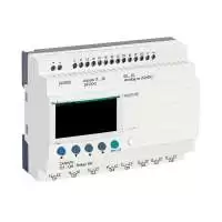 SCHNEIDER ELECTRIC, ZELIO LOGIC, COMPACT SMART RELAY, WITH DISPLAY, SUPPLY VOLTAGE 24V DC, SR2B201BD
