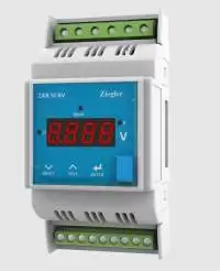 ZIEGLER, PROGRAMMABLE VOLTAGE PROTECTOR, DIGITAL, DIN RAIL MOUNT, 3 PHASE, VOLTAGE I/P: 100-600V L-L AC, AUXILIARY SUPPLY: 60-300V AC/DC, RELAY 1CO+1CO, ZAR SCRV