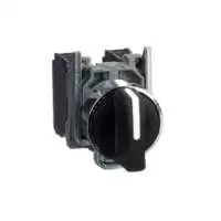 SCHNEIDER ELECTRIC, HARMONY XB4, SELECTOR SWITCH, METAL, BLACK, 3 POSITION, 2 NO CONTACTS, XB4BD53