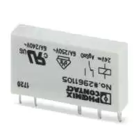 PHOENIX CONTACT, REL-MR- 24DC/21 - SINGLE RELAY, PLUG-IN MINIATURE POWER RELAY, WITH POWER CONTACT, 1 CHANGEOVER CONTACT, INPUT VOLTAGE: 24 V DC, 2961105
